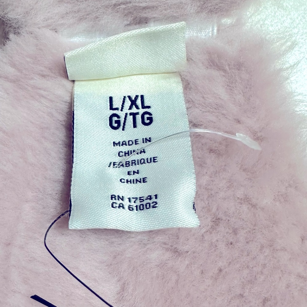 UGG Reversible Leather and Shearling Headband Ear Muff Brand New L/XL Pink - Picture 10 of 14
